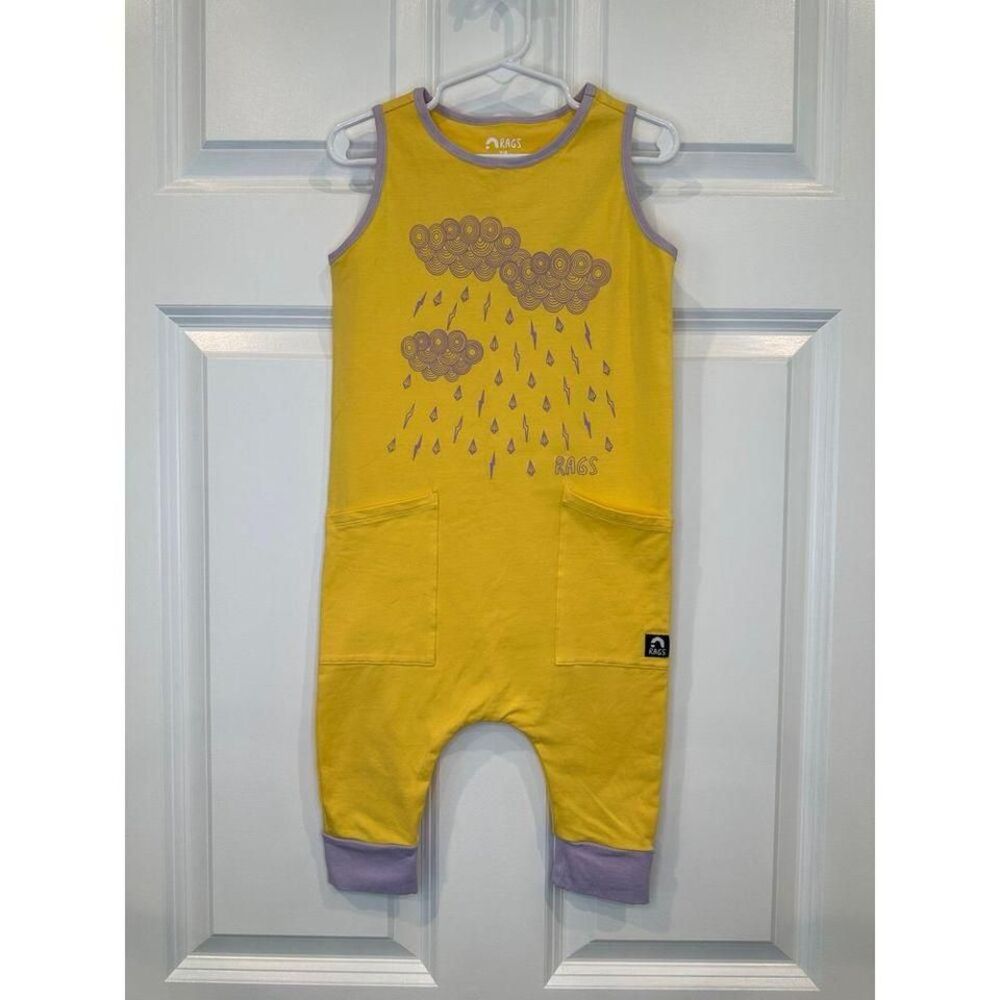 Rags to Raches Rainbow Romper‎ Size 3/4